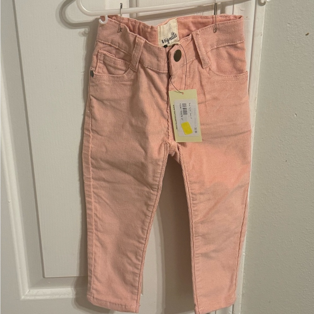 NWT Pink Corduroy Skinny Pants